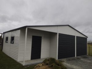 Plechová garáž 9m x 6m
