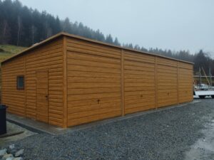 Plechová garáž 12m x 6m