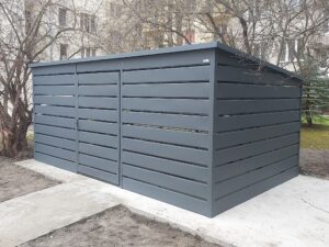 Prístrešok na odpadky 4m x 2m