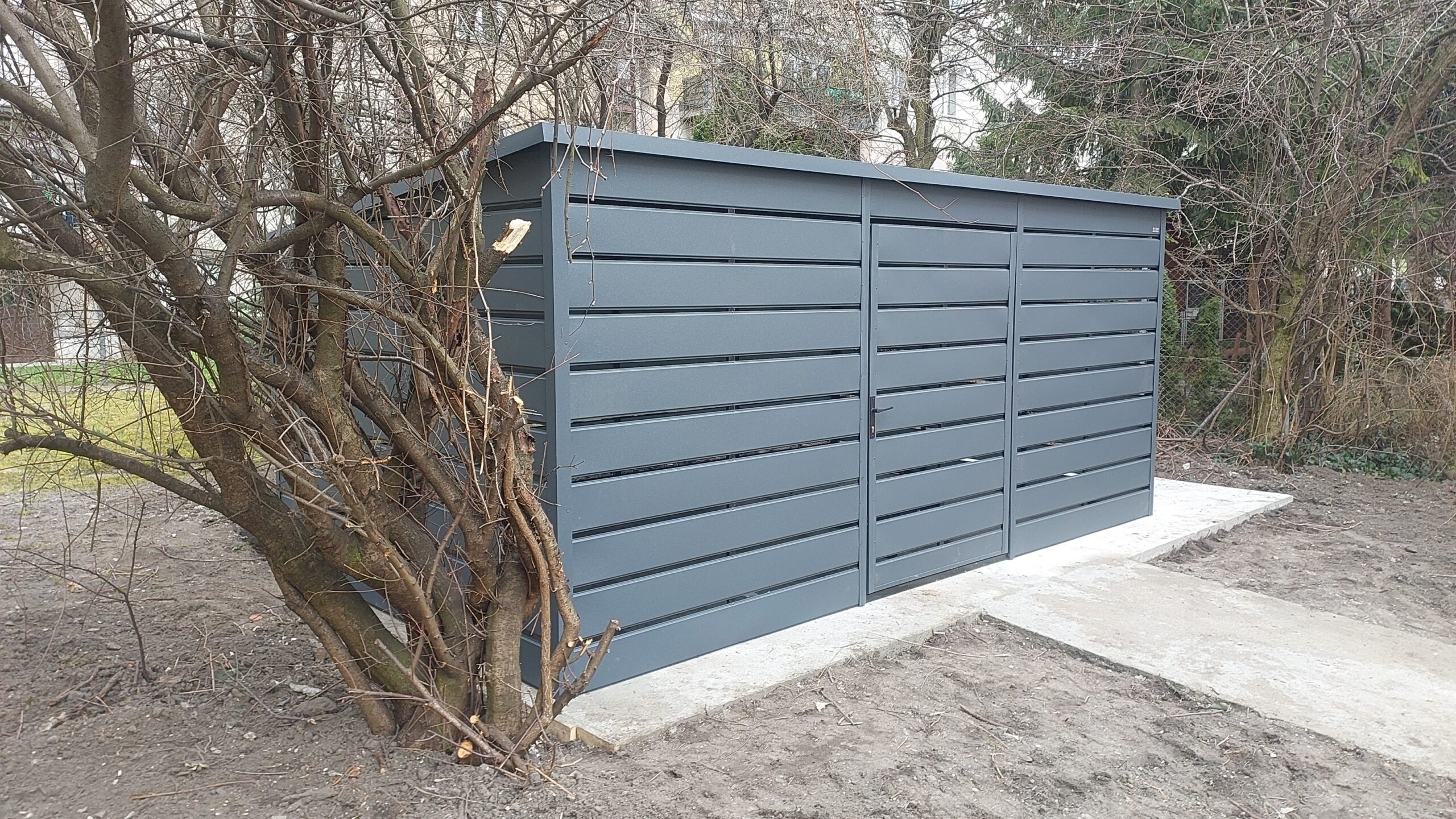Prístrešok na odpadky 4m x 2m