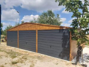 Plechová garáž 9m x 6m