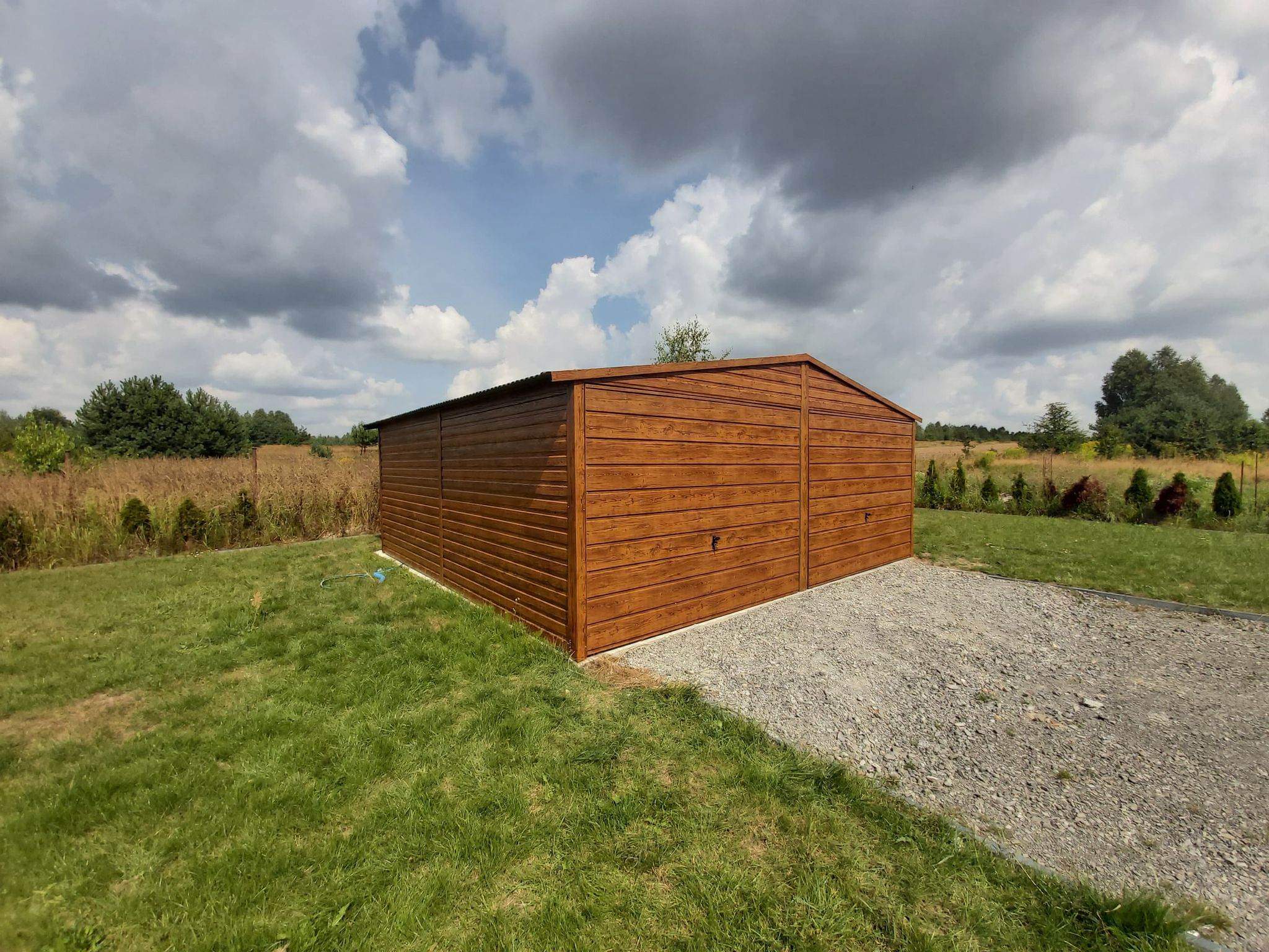 Plechová garáž 6m x 6m